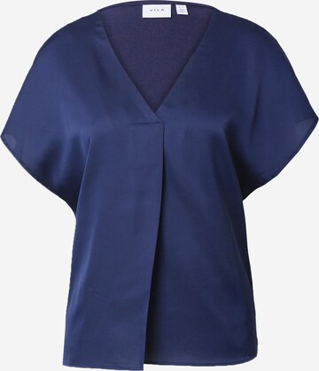 VILA Blouse 'ELLETTE' in Blauw: voorkant