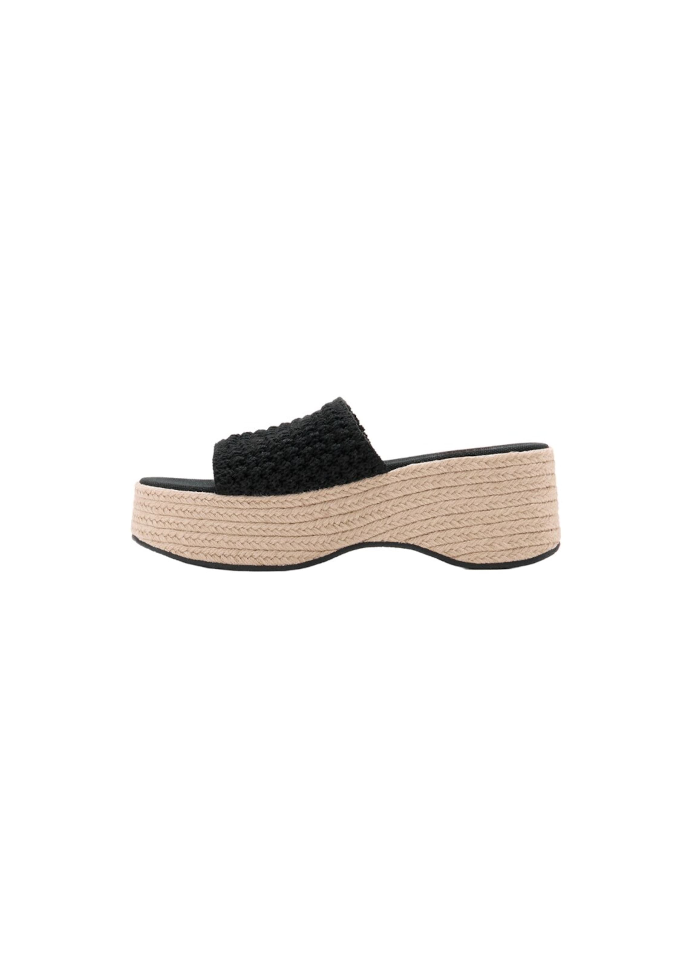 MANGO TEEN Mules 'Martan' in Black: front