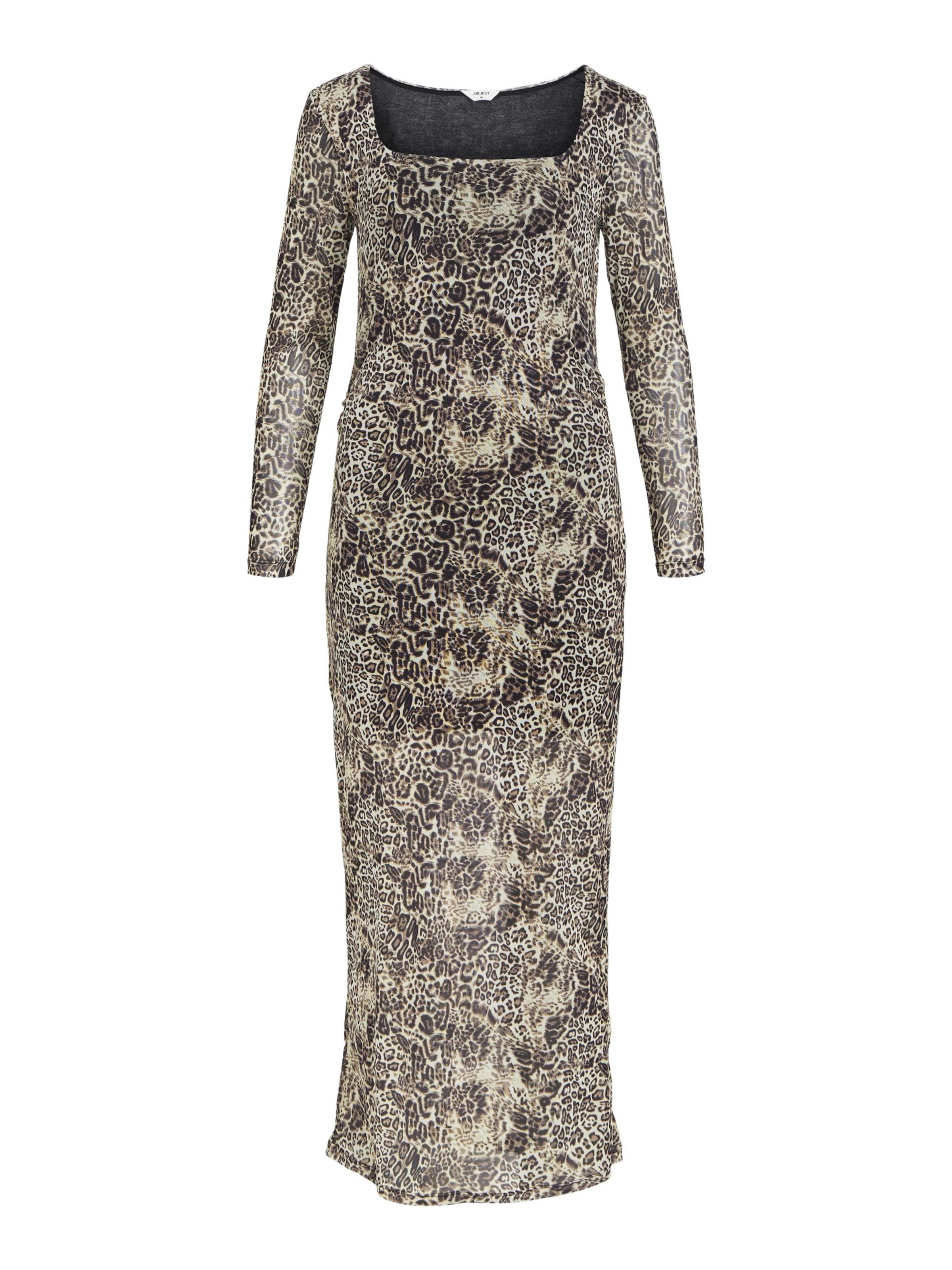 OBJECT Kjole 'Carlotta' i beige: forside