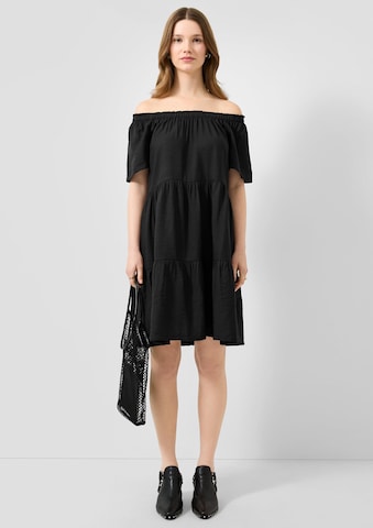 QS Kleid in Schwarz: Vorderseite