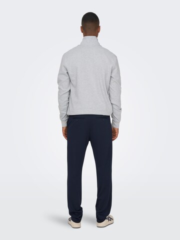 Only & Sons Regular Chinobyxa 'Mark Cay' i blå