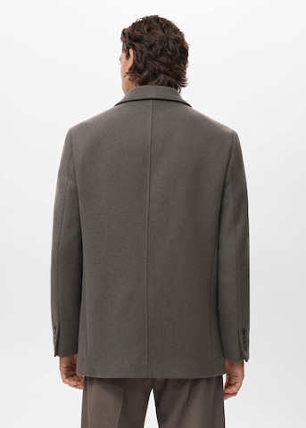 MANGO MAN Between-Seasons Coat 'Dave' in Green