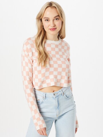 Pull-over NEON & NYLON en rose : devant