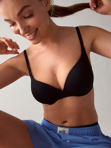 self. T-Shirt BH in Schwarz