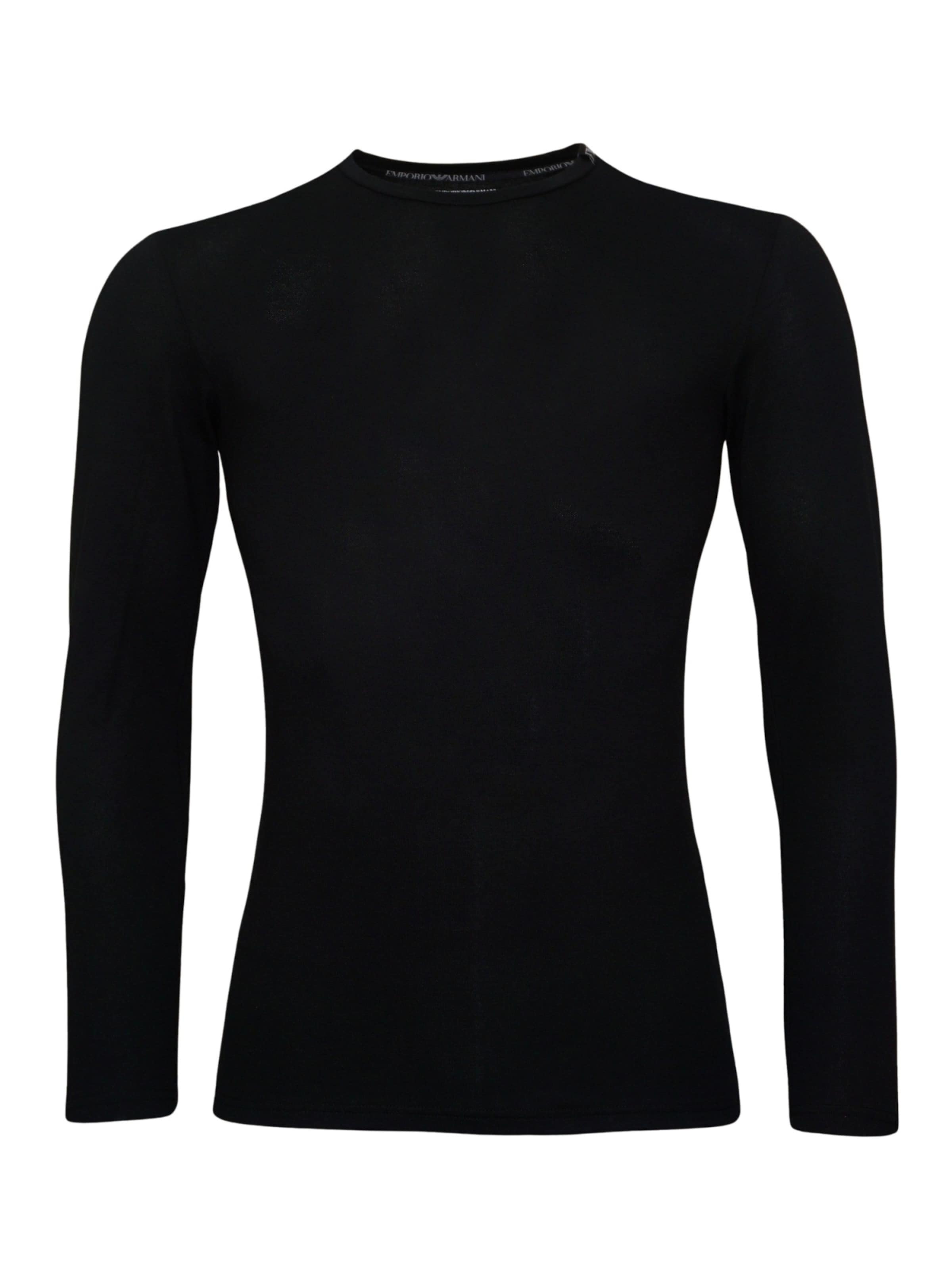 Emporio Armani Shirt in Black: front