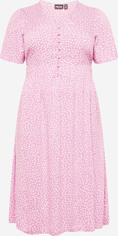 Robe 'Tala' PIECES Curve en rose : devant