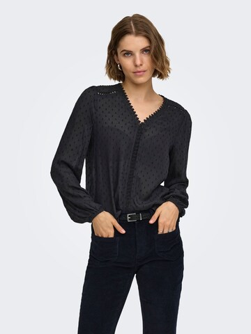 ONLY - Blusa 'ONLGEZA' en negro: frente