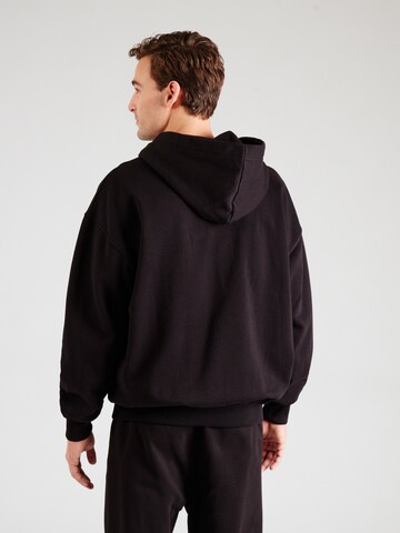 Pegador - Sudadera con cremallera en negro