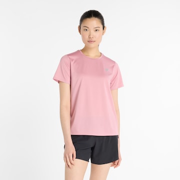 new balance Funktionsshirt 'Essentials' in Pink: Vorderseite