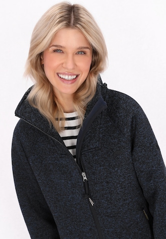 Schmuddelwedda Fleece jas in Blauw