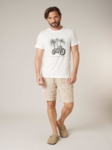 T-Shirt 'Sunderland' Deeluxe en blanc