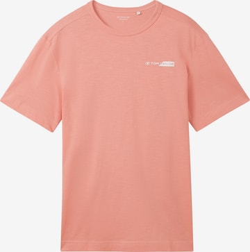 T-Shirt TOM TAILOR en rose : devant