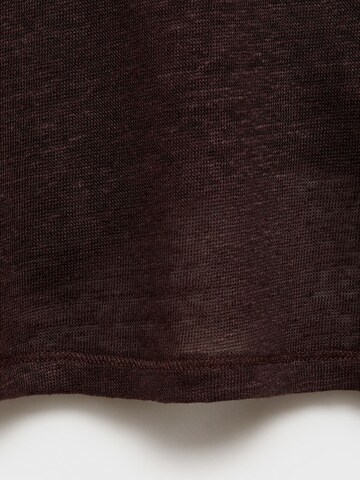 MANGO Shirt 'LING' in Brown