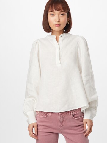 KAN - Blusa 'PEARL' em branco: frente