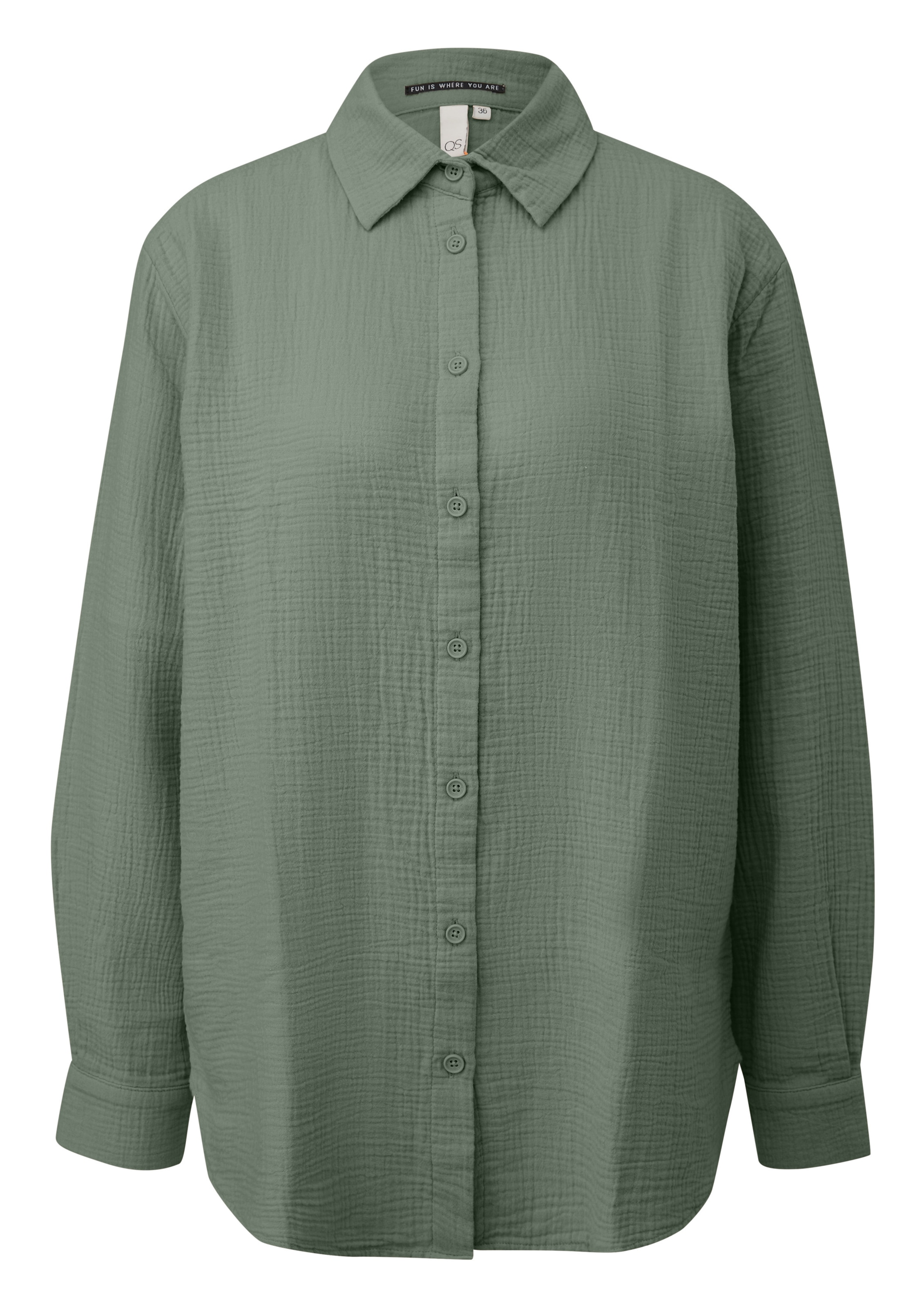 QS Bluse in Grün: Vorderseite
