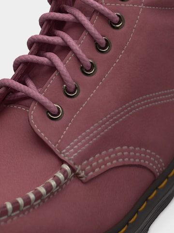 Dr. Martens Fűzős csizma 'Lowell' - rózsaszín