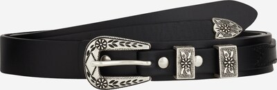The Kooples Belt 'CEINTURE' in Black / Silver, Item view