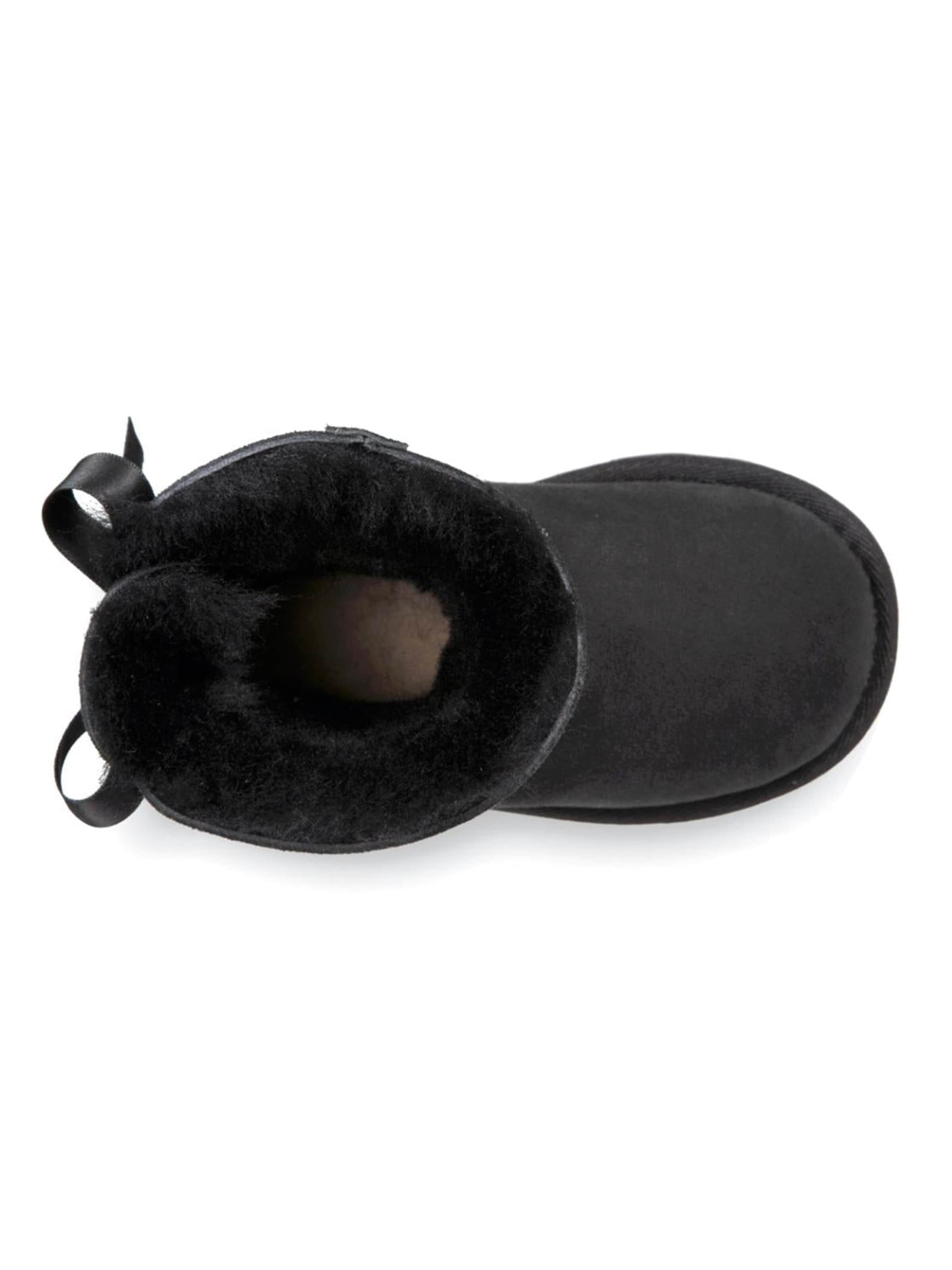 UGG Boot 'Kids Mini Bailey Bow II Black Boots' in Black