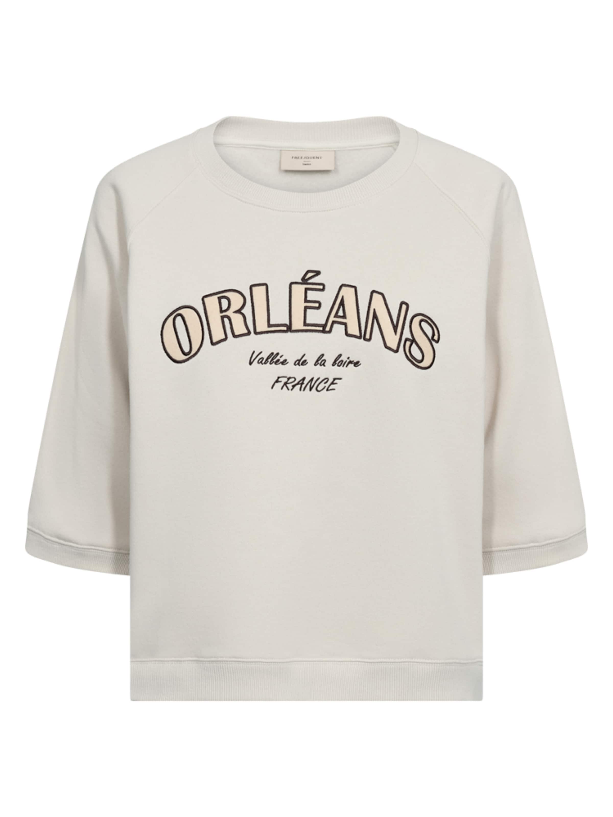 Freequent Sweater 'FQKamela-pullover moonbeam' in White: front