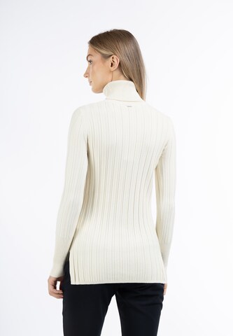 DreiMaster Klassik Sweater 'Iridia' in Beige