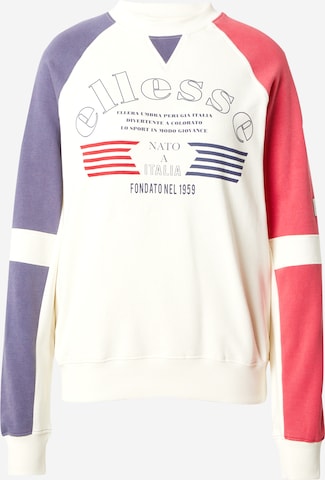 ELLESSE Sweatshirt 'Norisse' in White: front