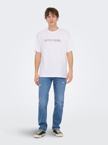 Only & Sons regular Jeans 'ONSWeft' i blå