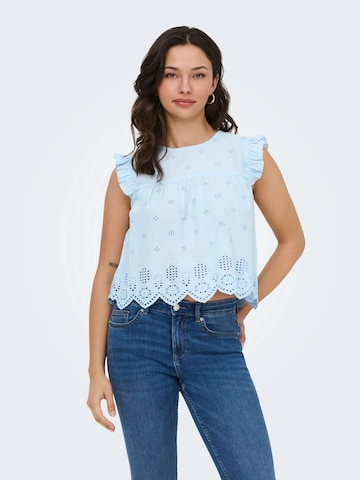 ONLY Blúz - kék: elől
