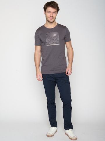 GREENBOMB Shirt 'Nature Friends' in Grijs