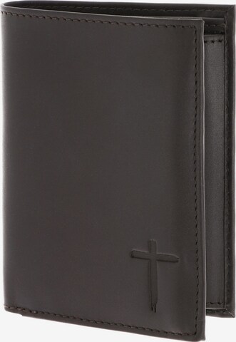 Porte-monnaies OXMOX en marron : devant
