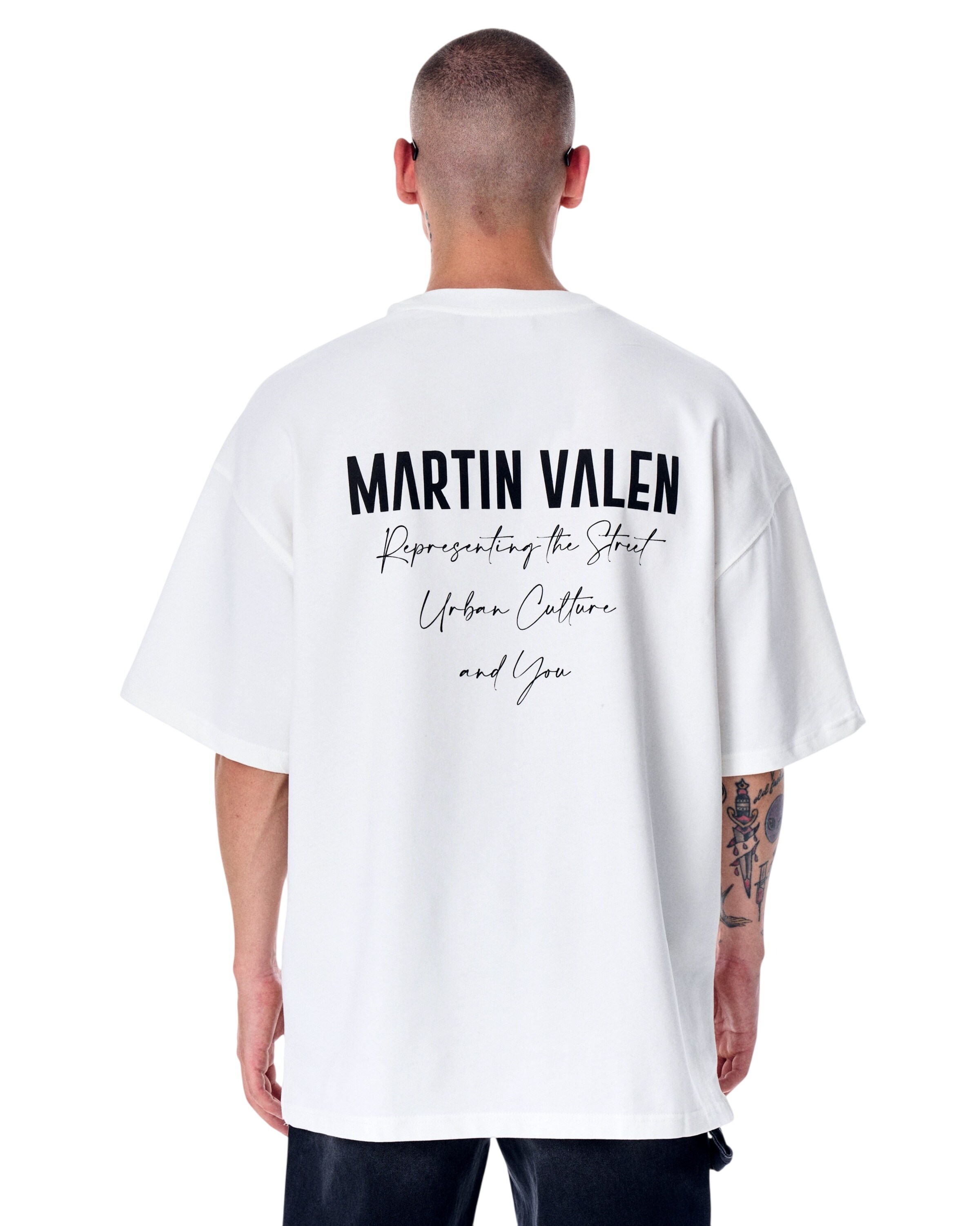 MARTIN VALEN Shirt in Wit: voorkant