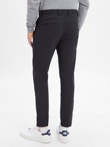 Finshley & Harding Slim fit Pleat-Front Pants 'Todd' in Grey