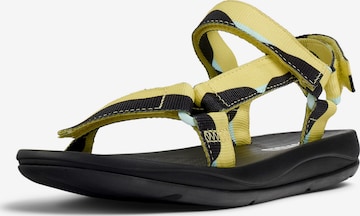 CAMPER Strap Sandals 'Match' in Yellow: front