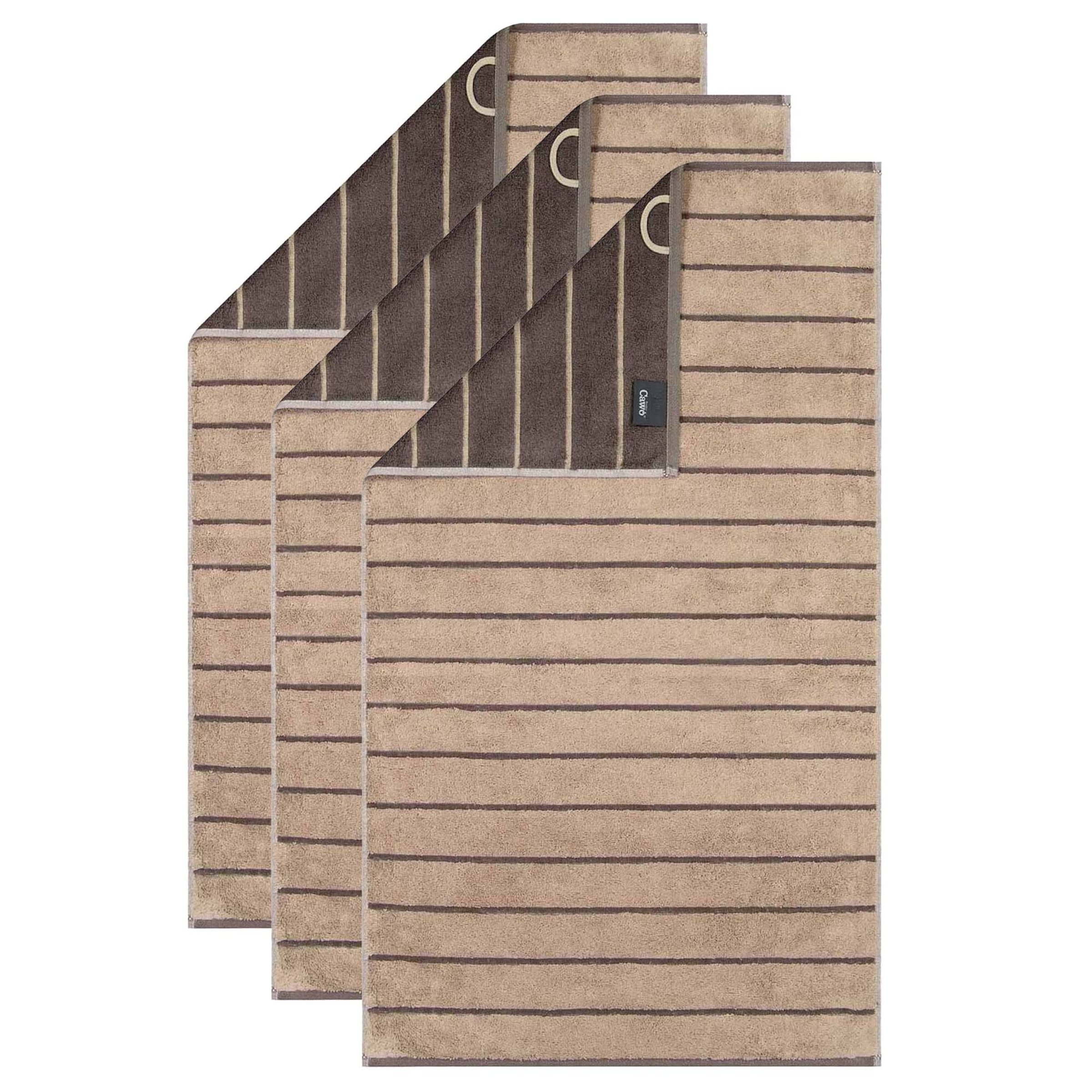 Cawö Towel in Beige: front