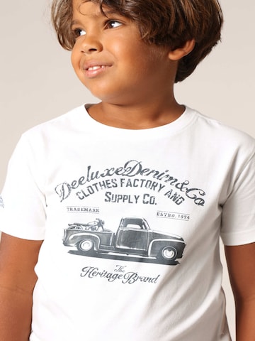 T-Shirt 'Truck' Deeluxe en blanc