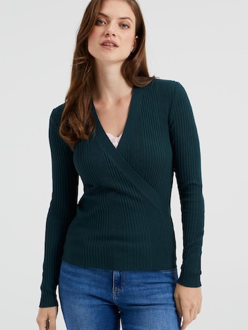 WE Fashion Sweater in Green