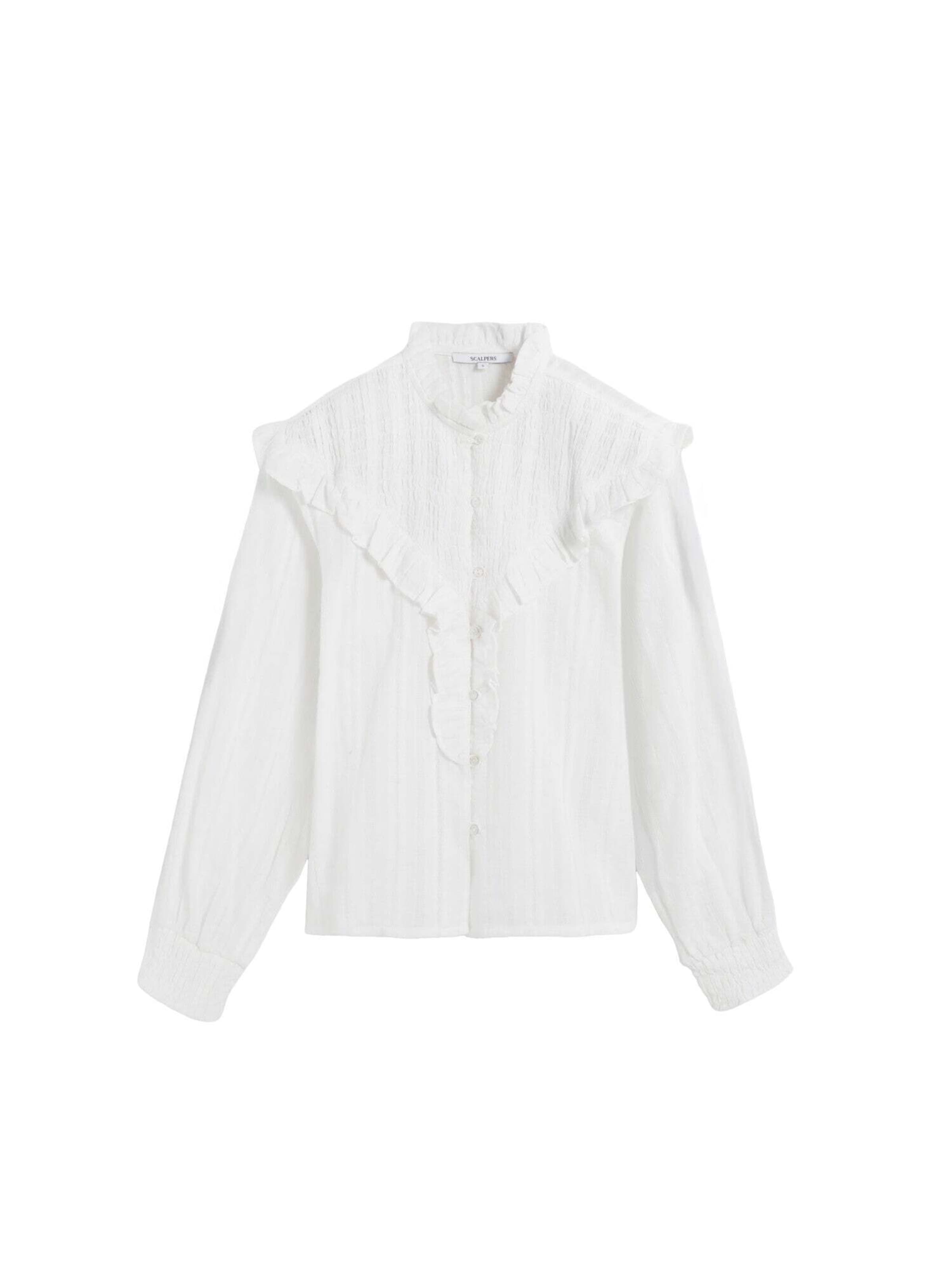 Chemisier Scalpers en blanc : devant