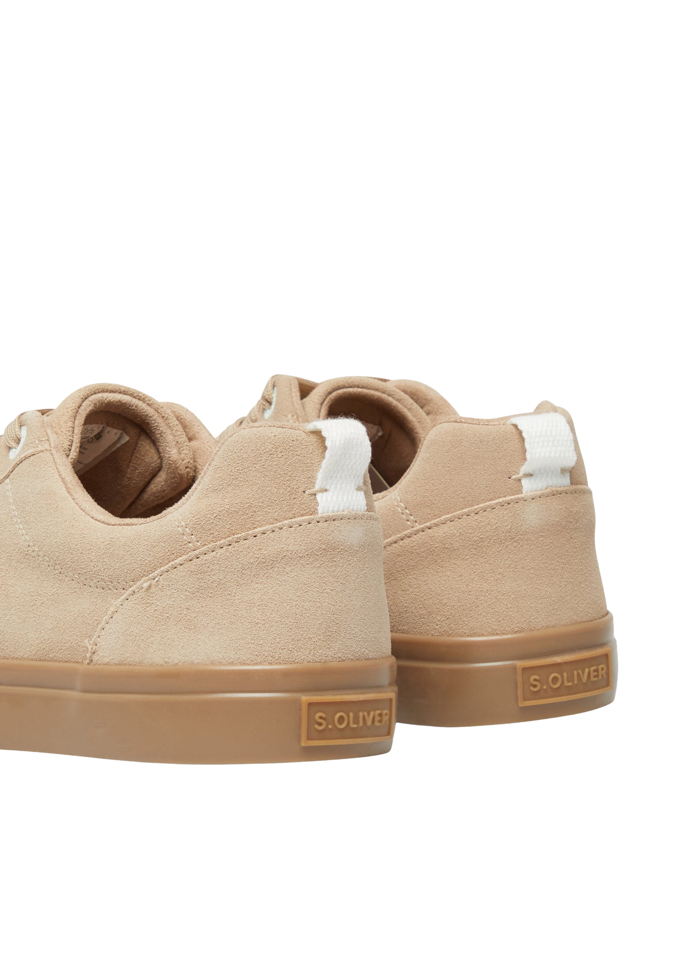 s.Oliver Sneakers laag in Beige