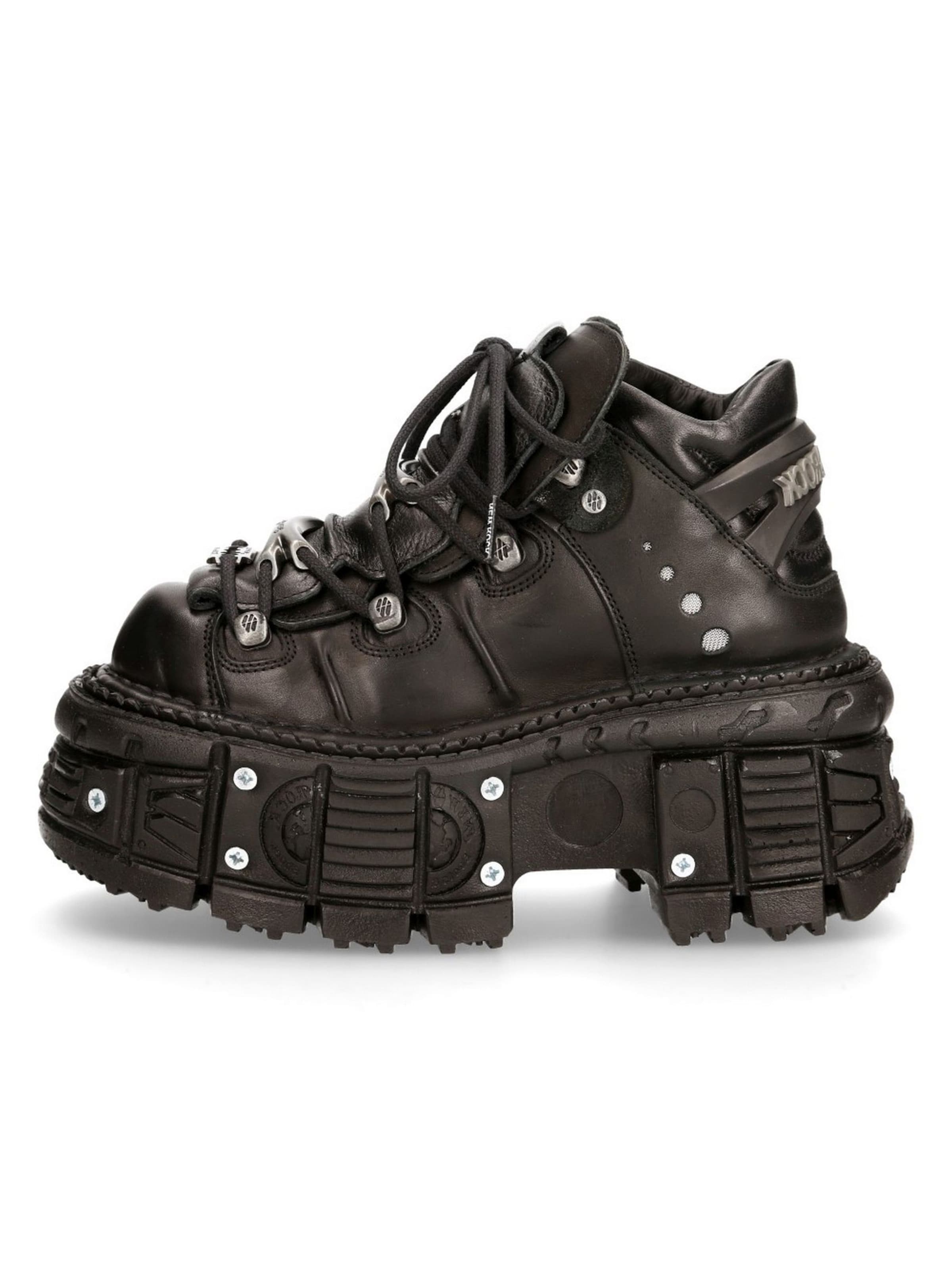 New Rock - Zapatillas deportivas bajas 'M-TANK106-C2' en negro: frente