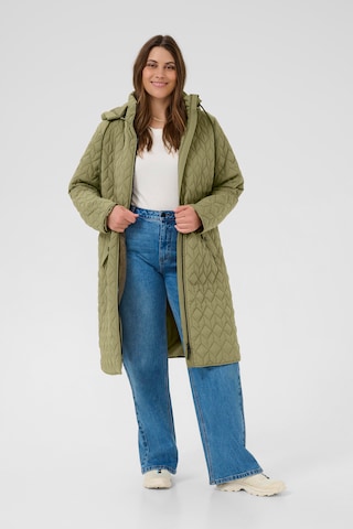 Manteau mi-saison 'KCLeina' KAFFE CURVE en vert