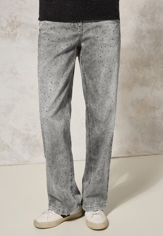CECIL Loose fit Jeans in Grey: front