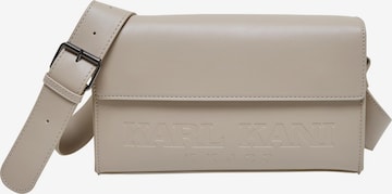 Borsa a tracolla di Karl Kani in beige: frontale