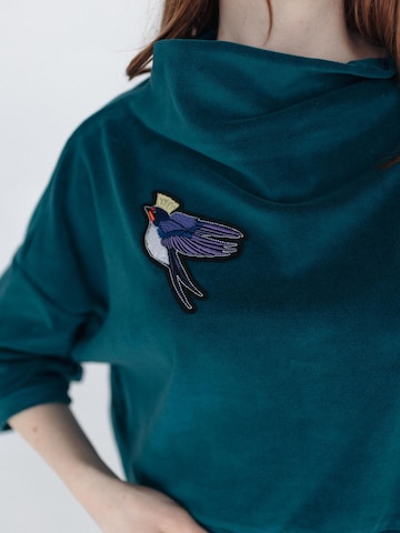 Sweat-shirt 'Little Swallow' RADADA en vert