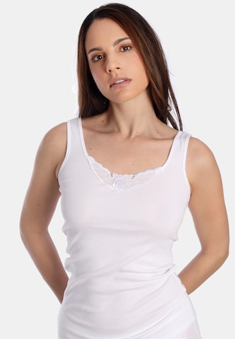 sassa Undershirt 'FINE RIB' in White