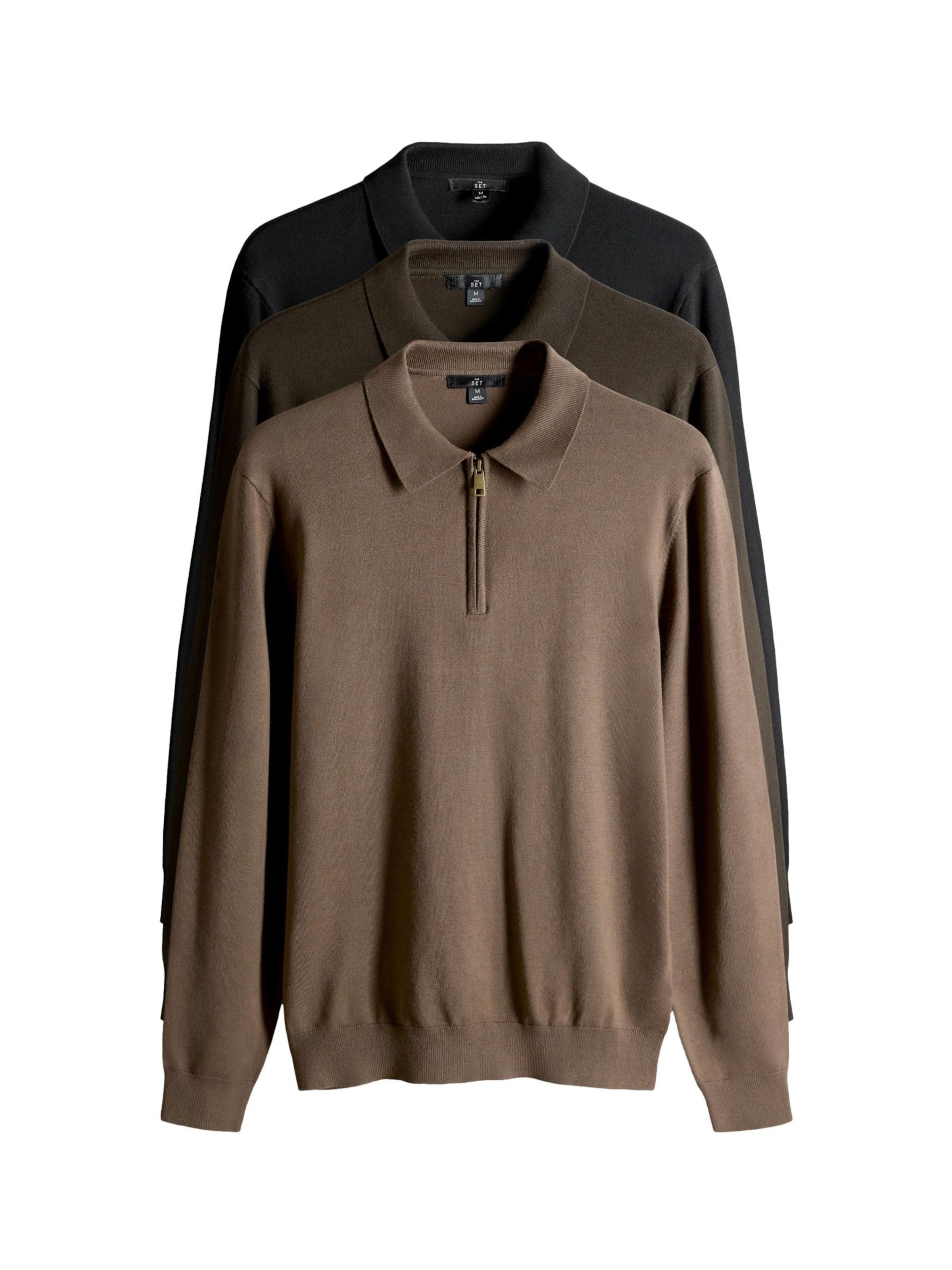 The Set Pulover u smeđa / čokolada / crna, Pregled proizvoda