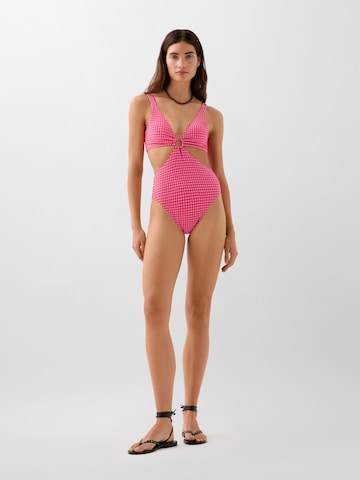 Scalpers Swimsuit ' ' in Pink: front