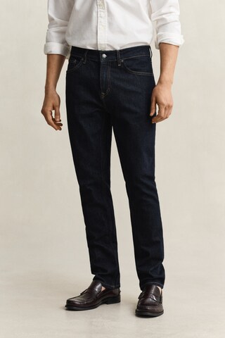 GANT Slimfit Jeans in Blau: Vorderseite