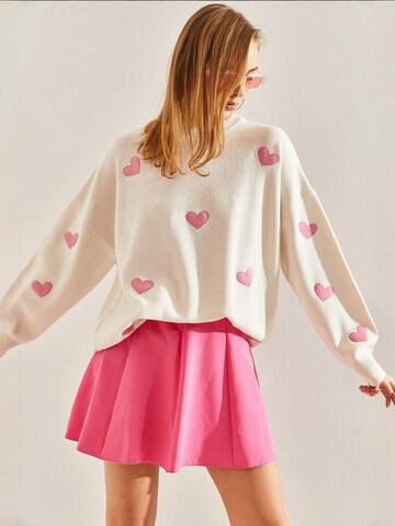 Bianco Lucci - Pullover oversized em bege