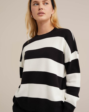 WE Fashion Pullover in Schwarz