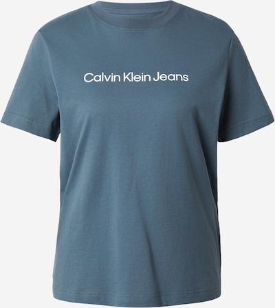 Calvin Klein Jeans Majica 'Linear Logo' veličine XS u opal / bijela, Pregled proizvoda
