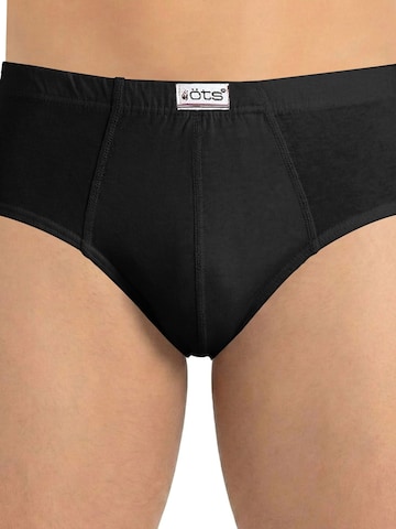 ÖTS Slip 'ÖTS Herren Slip Unterhose' in Schwarz: Vorderseite
